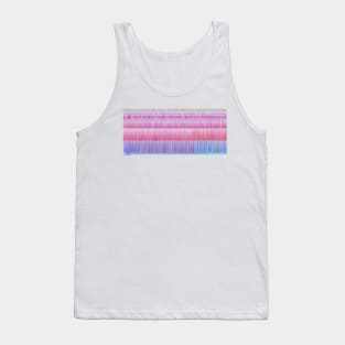 Pink Paint pattern minimal linear Tank Top